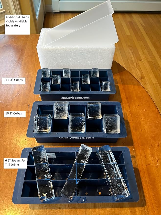 Highest Rated (4.6 Star) Highest Capacity (Ten 2" Cubes) Clear Ice Tray - What Beats BEST and MOST?