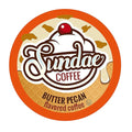 Sundae Ice Cream Flavored Coffee Pods, Compatible with 2.0 Keurig K-Cup Brewer, (Butter Pecan) 48 Count