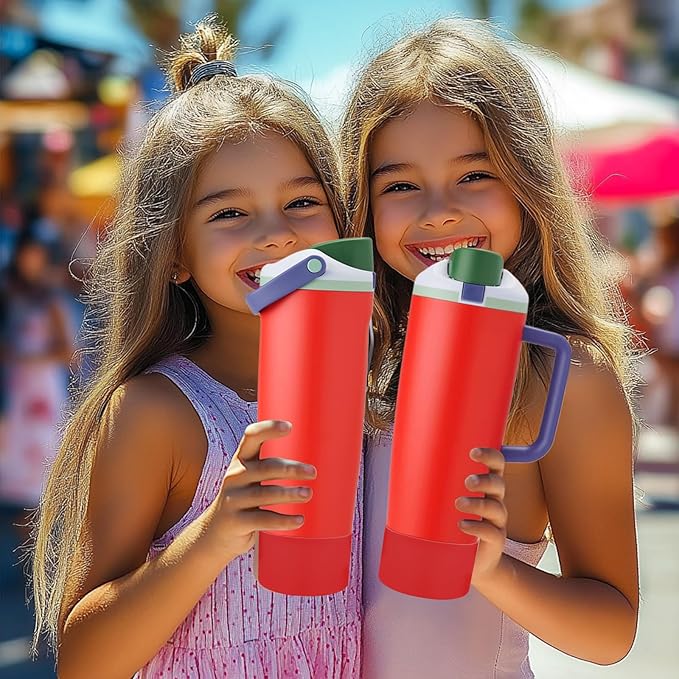 Mity rain 2PCS Protective Silicone Boots for Owala 30oz & 40oz FreeSip Sway Bottles & Tumblers - Accessories for owala, Enhances Stability & Prevents Scratches (Red)