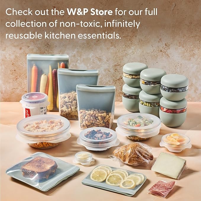 W&P Peak Silicone Single Sphere Ice Mold w/ Cover | Charcoal | Easy to Remove | Round Cocktail Whiskey Drink Ice Maker | Food Grade Premium Silicone | Dishwasher Safe, BPA Free