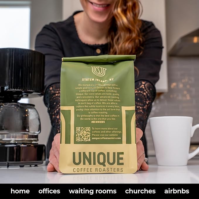 Smooth 'Belgian Chocolate' Flavored Ground Coffee, 1 LB (16 oz) bag, Medium Roast, 100% Arabica Premium Quality Flavor