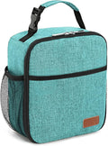 Femuar Lunch Box for Men Women Adults, Small Lunchbox for Work Picnic - Reusable Lunch bag Portable Lunch tote, Light Blue