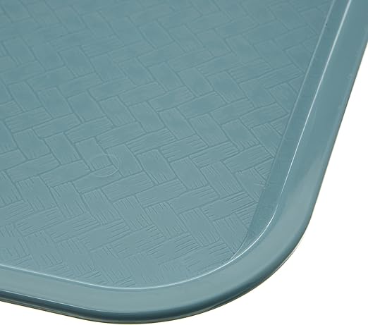 Carlisle FoodService Products Cafe Plastic Fast Food Tray, 12" x 16", Slate