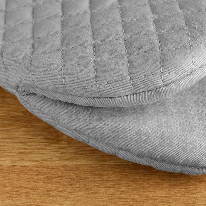 KitchenAid Asteroid Mini Oven Mitt Set, 5.5"x8", Grey, 2 Piece