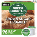Green Mountain Coffee Roasters Brown Sugar Crumble Coffee, Keurig Single Serve K-Cup Pods, 96 Count