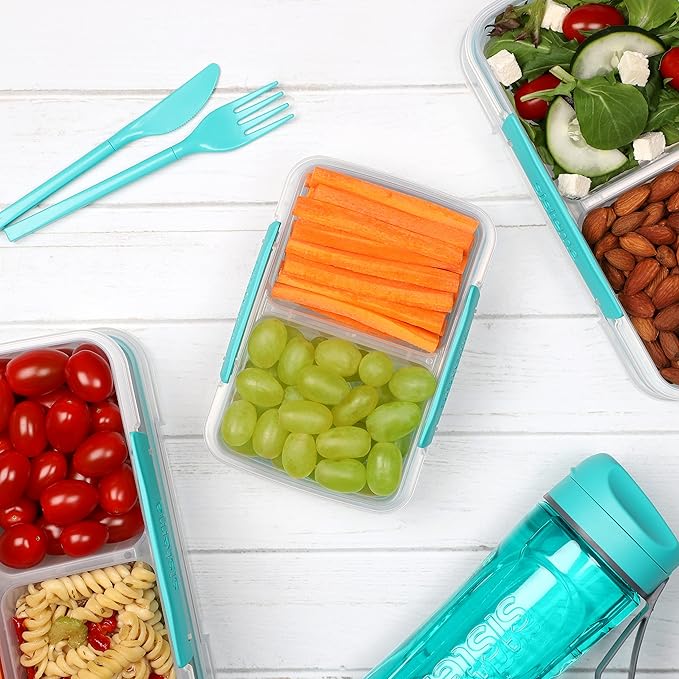 Sistema 11.8 Ounce Small Split Storage Container (Colors may vary)