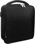 Reusable Insulated Lunch Box for Men and Women (Black) Durable Leakproof Cooler Tote Bag Freezable Lunch Bag for Adults. Top Women and Mens Lunch Box for Office Work, Picnic