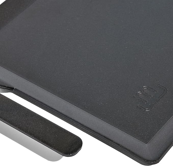 Made In Cookware - Carbon Steel Griddle + Grill Press - (Like Cast Iron, but Better) - Professional Cookware - Crafted in Sweden - Induction Compatible