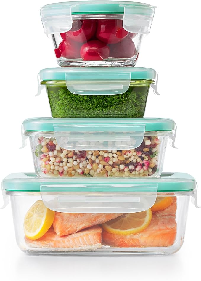 OXO Good Grips Smart Seal Airtight Container 12 Piece Glass Container Set