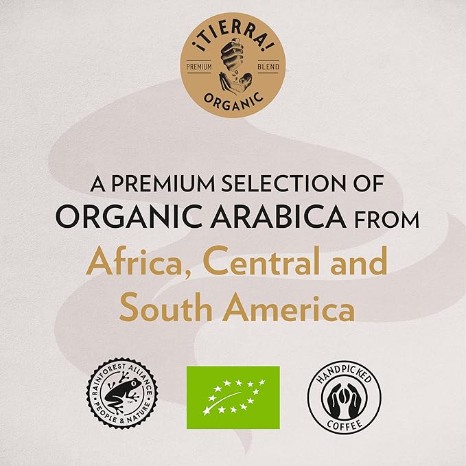 Lavazza ¡Tierra for Planet Ground Coffee, Light Roast, 100% Arabica, 10.5 oz Bag (Pack of 1)