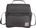 Carhartt Camping Cooler, Worksite Lunchbox, Soft Shell Lunch Bag for Construction Sites, Work and Everyday Use, Gray