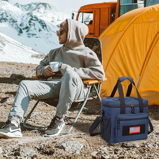 ATRIPACK Lunch Box for Men, Tactical Lunch Bag MOLLE Webbing Leakproof Insulated Lunchs Cooler Women Adult Meal with Adjustable Shoulder Strap Lunch Pail