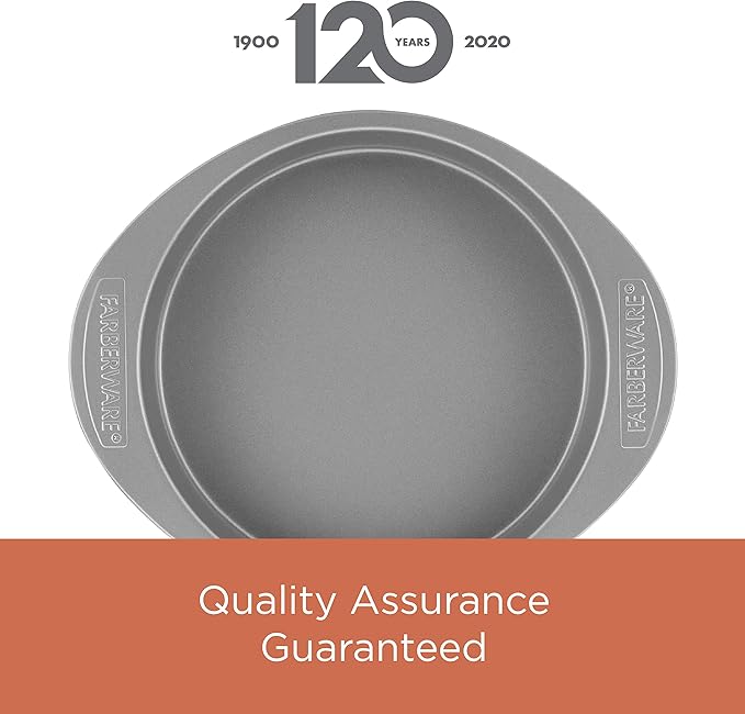 Farberware Nonstick Bakeware 3-Piece Cookie Pan Set, Gray