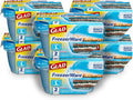 Gladware Freezerware Food Storage Containers, Large Rectangle Holds 64 Ounces of Food, 2 Count Set | Freezer Safe Containers to Store Food and Preserve Freshness | 6 Pack ( 12 Containers Total)