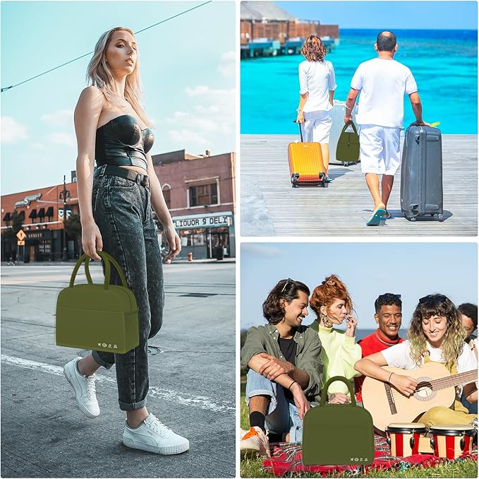 DALINDA Lunch Bag Women,Lunch Box for Women Men Reusable Insulated Lunch Tote Bag High Capacity for Travel Work Picnic