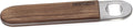 Dropcatch Handheld Bar Blade Bottle Opener | Flat Beer Cap Bottle Opener | Durable Bartender or Home Tool | Heavy Duty Stainless Steel & Walnut Finish | Standard 7” x 1.5”