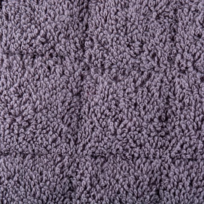 DII Basic Terry Collection 100% Cotton Quilted, Double Mitt, Gray