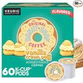 The Original Donut Shop Vanilla Cream Puff Coffee, Keurig Single Serve K-Cup Pods, Medium Roast Coffee, 60 Count, (6 Packs of 10)