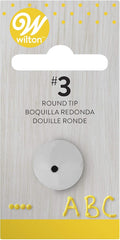 Wilton Decorating Piping Tip, No 3 - Round