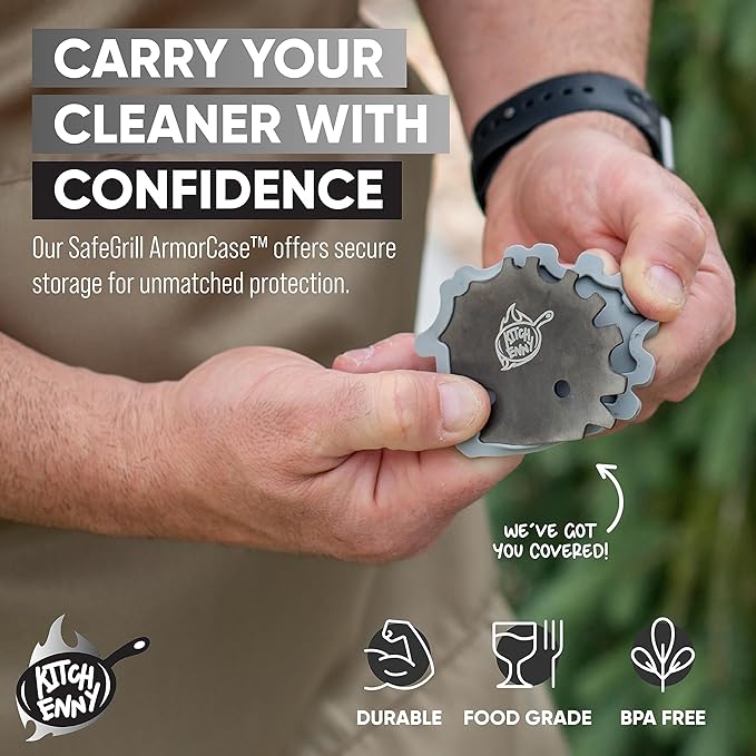Bristle-Free Grill Scraper Gadget for Dads Who Like Grilling and Have Everything