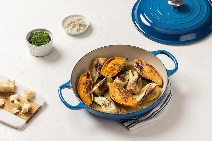 Le Creuset Enameled Cast Iron Signature Braiser, 2.25 qt., Marseille