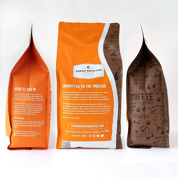 Fresh Roasted Coffee, Anniversary Blend, 5 lb (80 oz), Medium Roast, Kosher, Whole Bean