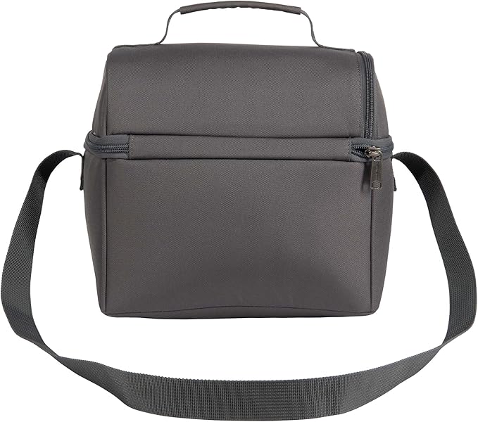 Carhartt Camping Cooler, Worksite Lunchbox, Soft Shell Lunch Bag for Construction Sites, Work and Everyday Use, Gray