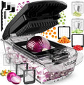 Fullstar The Original Pro Chopper - Vegetable Chopper and Spiralizer, Food Chopper with Container, Fruit Slicer, Kitchen Gadgets & Gifts, Home Essentials (4 in 1, Clear)