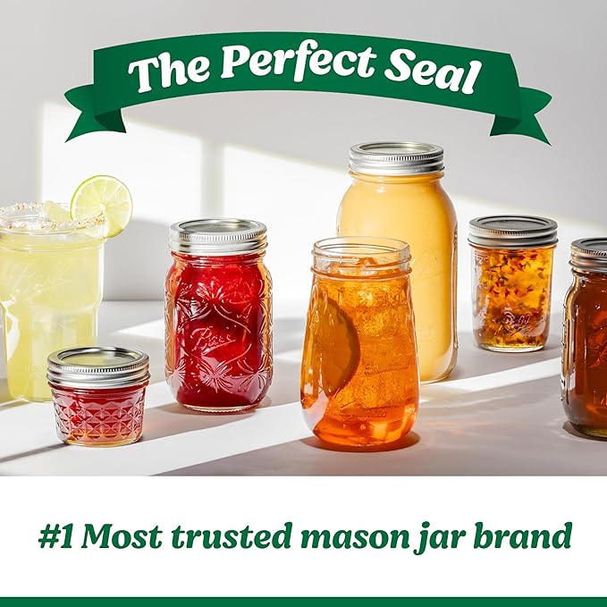 Ball Glass Mason Jars Regular Mouth 16oz (Pack of 24) with Lids and Bands, Used for Canning, Pickling, Juice, Jam, Jelly