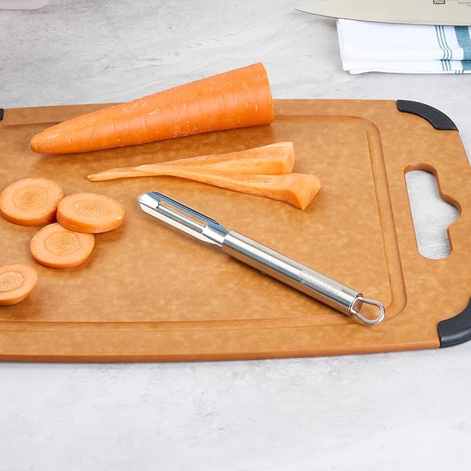 Restaurantware-German Standard 7.6 Inch Vegetable Peelers, 24 Dishwashable Hand Peelers - Ultra Sharp Blades, Ergonomic Handles, Stainless Steel Potato Peeler, For Zucchini, Carrot, Or, More