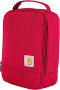 Carhartt Insulated Lunch Cooler For Men and Women, Fully Insulated Lunch Pale for Everyday Use, Industry Red