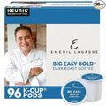 Emeril Big Easy Bold Coffee, Keurig Single-Serve K-Cup Pods, Dark Roast Coffee, 96 Count