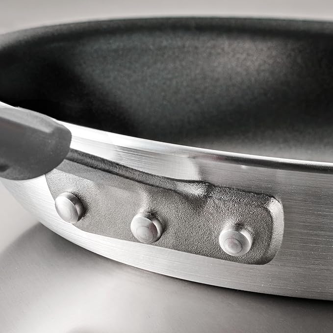 Tramontina Professional 14-Inch Non Stick Extra Large Frying Pan, Heavy-Gauge Aluminum Skillet with Reinforced Nonstick Coating, Gray Handle, Dishwasher and Oven Safe
