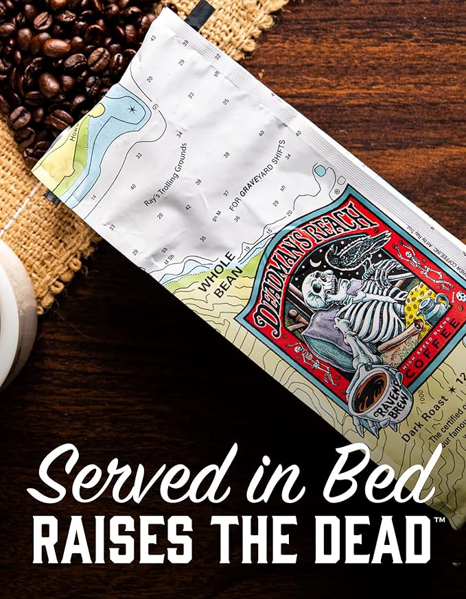 Raven's Brew Coffee High Caffeine Coffee Dark Roast Whole Bean – Deadman's Reach 2lb