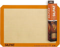 Silpat Premium Non-Stick Silicone Baking Mat, Half Sheet Size, 11-5/8 x 16-1/2, Orange