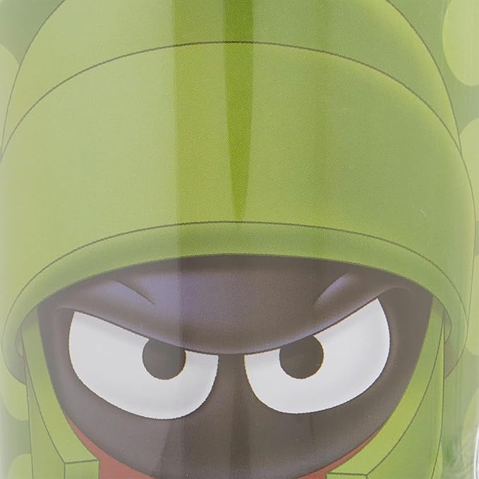 Spoontiques - Insulated Travel Mug - Marvin The Martian Coffee Cup - Coffee Lovers Gift - Funny Coffee Mug - 14 oz - Green