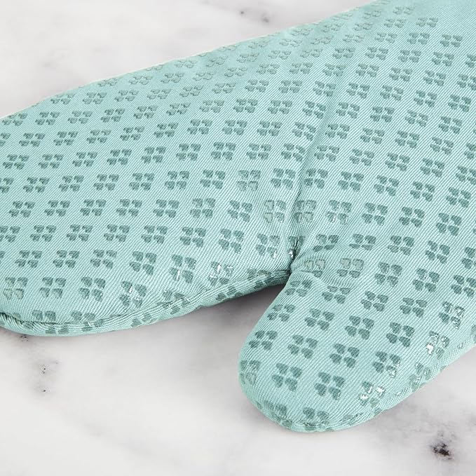 KitchenAid Asteroid Oven Mitt 2-Pack Set, Mineral Water, 7"x12.5"