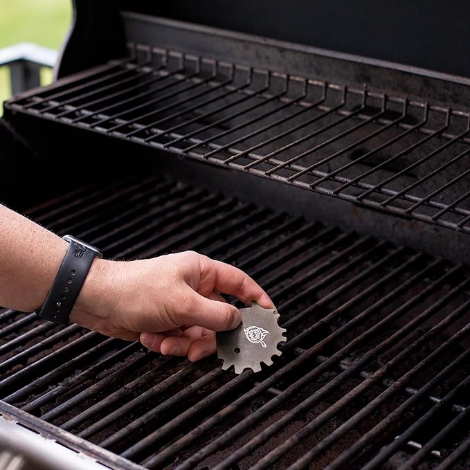 Bristle-Free Grill Scraper Gadget for Dads Who Like Grilling and Have Everything