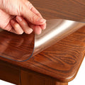 Clear Table Cover Protector Rectangle 24 x 42 Inch, 1.5mm Transparent Plastic Table Protector Waterproof, Anti-Scratch Clear Desk Mat for Office Desktop Dresser Dining Table, FDA Compliant