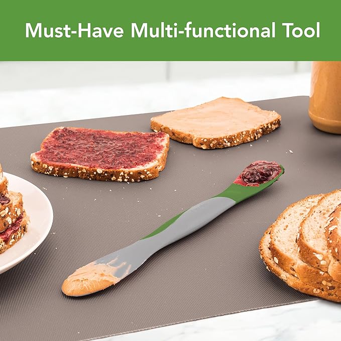 Tovolo Tool for Kitchen Meal Prep to Scoop Spread Slice and Scrape, Pesto, Large, 1 Count (Pack of 1)