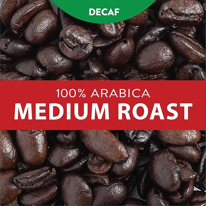 San Francisco Bay Whole Bean Coffee - DECAF Bay Bridge Blend (2lb Bag), Medium Roast, Swiss Water Processed