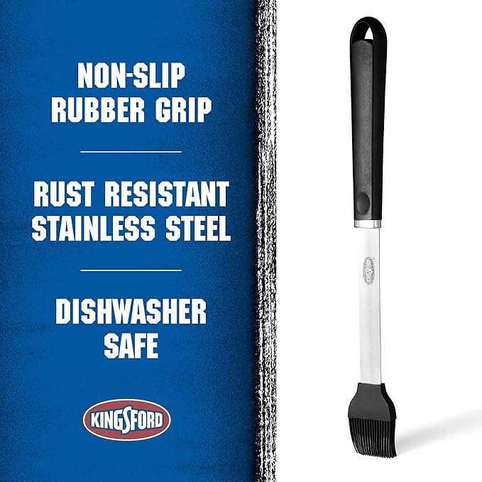 Kingsford Grill Tools Stainless Steel BBQ Fork | Classic Grill Pronged Fork| Stainless Steel Grilling Tools Fork| Kingsford Grill Fork for BBQ Grilling (BB20490)