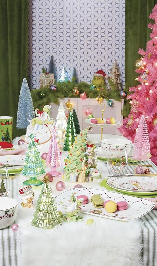 Lenox 894169 Merry Grinchmas Cookie Jar, Christmas & Holiday Hosting