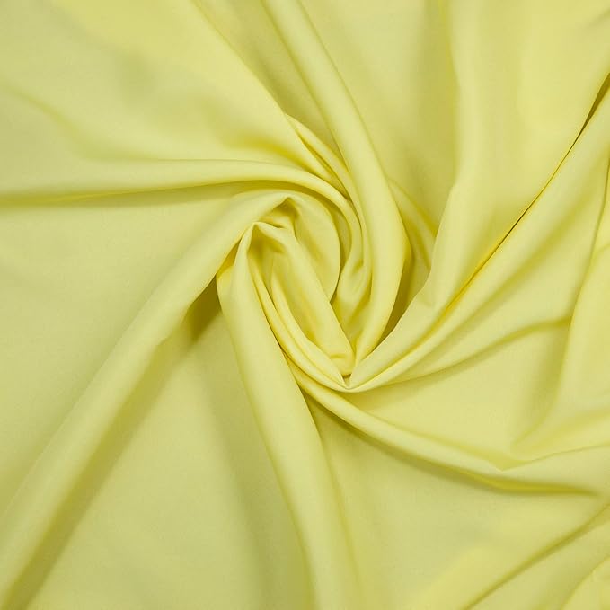 Gee Di Moda Rectangle Tablecloth - 90 x 132 Inch Yellow Table Cloth for 6 Foot Table with Floor-Length Drop - Heavy Duty Washable Fabric - 6 Ft Buffet Table, Holiday Party, Wedding & Baby Shower