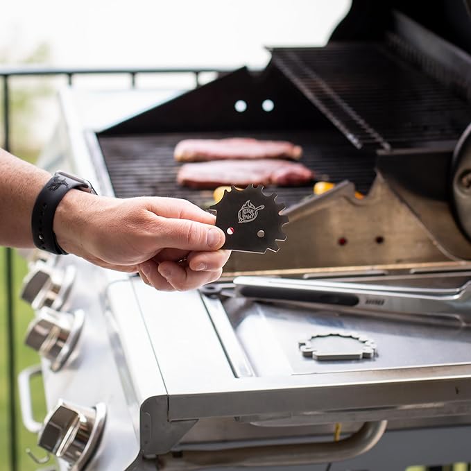 Bristle-Free Grill Scraper Gadget for Dads Who Like Grilling and Have Everything