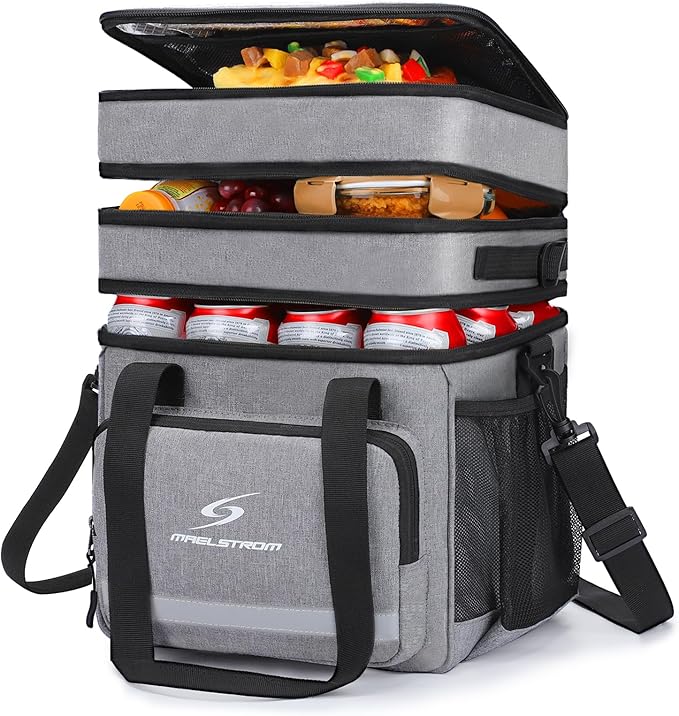 Maelstrom Lunch Box for Men,Insulated Lunch Bag Women/Men,Leakproof Lunch Cooler Bag, Lunch Tote Bag