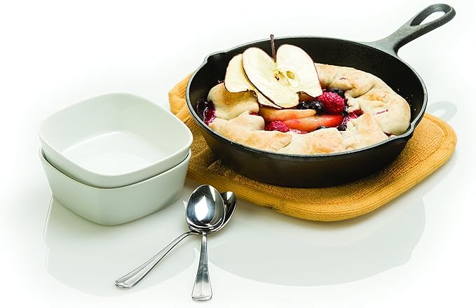 Lodge Seasoned Cast Iron 3 Skillet Bundle. 12 Inches and 10.25 Inches with 8 Inch Set of 3 Cast Iron Frying Pans
