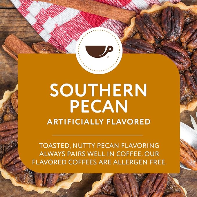 Paramount Roasters, Southern Pecan Flavored Ground Coffee, 1-12 ounce bag medium roast, from Paramount Coffee Company