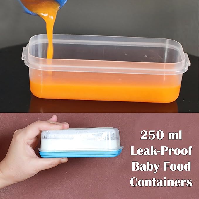 ARSUK Small Food Storage Containers with Lids 8.5 fl oz, 8-Pk - 1 Cup Plastic Reusable Storage Containers for Sauce, Sides, Snacks, Meal Prep - Leakproof - Microwave, Freezer & Dishwasher Safe