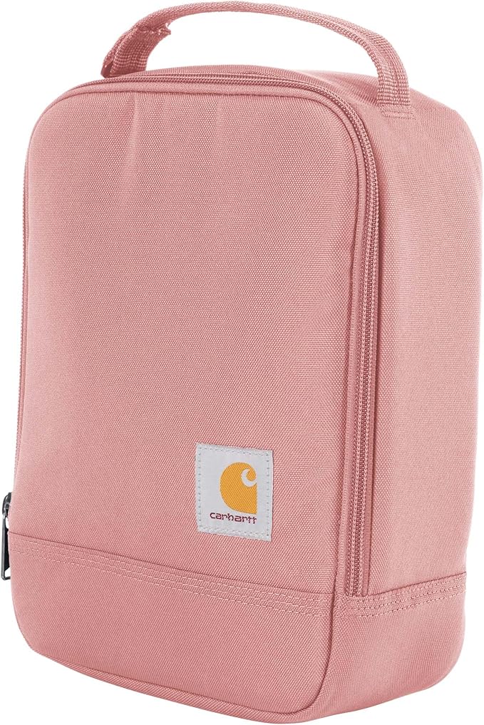 Carhartt Insulated Lunch Cooler For Men and Women, Fully Insulated Lunch Pale for Everyday Use, Rose Tint